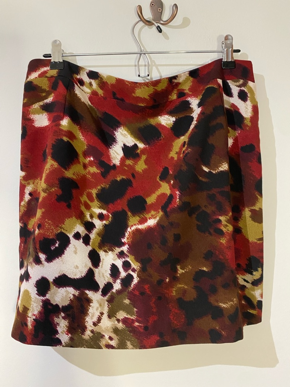 Cleo Abstract Animal Print Skirt for Curvy Girlies